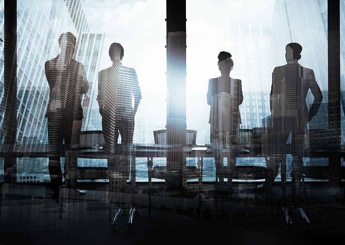 office laptop working