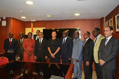 office laptop working