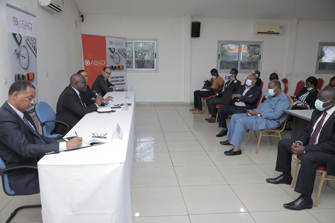 office laptop working