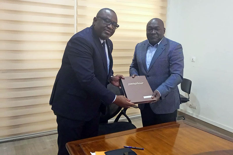 office laptop working